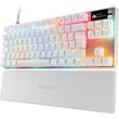 steelseries apex pro tkl gen 3 gaming mechanical tenkeyless omnipoint rgb uk white photo