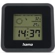 hama borneo thermometer and hygrometer digital for indoors black photo