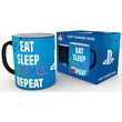 abysse playstation eat sleep repeat heat change mug 320ml mgh0071 photo
