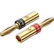 vention 1 pair speaker banana plugs gold plated photo