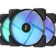 fractal�design aspect 12 rgb pwm black frame case fan 3 pack 120 mm photo