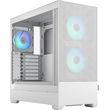 case fractal design pop air rgb white tg clear tint mini tower photo