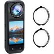 for insta360 x5 puluz rotating optical tempered glass lens guard protective cover transparent photo