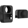 silicone cover with lens puluz dji osmo 360 black photo