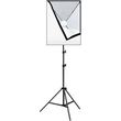 puluz set stoyntio fotografisis pu5070eu softbox led 50x70cm tripodo lampes led x1 photo