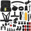 accessories set puluz for sports cameras pkt39 50 in 1 photo