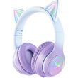 onikuma b90 gaming headset blue purple photo