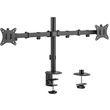 gembird adjustable desk 2 display mounting arm rts 17 32 black ma d2 01 photo
