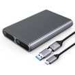 enclosure ssd orico am2c3 2sn dual disk for m2 nvme grey photo