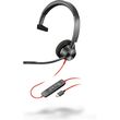 poly blackwire 3310 mono headset usb c hs usb c a photo