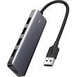 ugreen usb hub cm219 4 x usb a 30 1 x type c grey photo