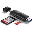 ugreen type c usb a card reader cm304 sd microsd black photo