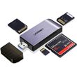 ugreen usb 30 card reader cm180 sd microsd cf ms grey photo