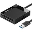 ugreen usb 30 card reader cr125 sd microsd cf ms black photo