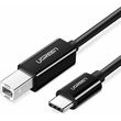 ugreen us241 type c printer cable usb b 2m black photo