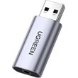 ugreen cm383 external sound card usb a to jack 35mm grey photo