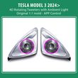 digital iq ambient ts 3921 tesla model 3 mod 2024 ambient light 4d rotating tweeters photo