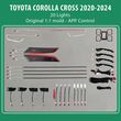 diq ambient toyota corolla cross xd10 20 diq amblight toyota corolla cross 20 with 20 lights photo