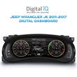 digital iq ddd 295 dc 123in digital cluster for jeep wrangler jk mod 2011 2017 photo