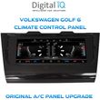 digital iq ccp 746 cp 69 pq climate control panel for vw golf 6 mod 2008 2013 photo