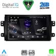 digital iq rsf 4688 cpa 9inc multimedia tablet for fiat sedici � suzuki sx4 mod 2005 2013 photo