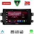 diq lvf 5688 cpa 9inc multimedia tablet for fiat sedici � suzuki sx4 mod 2005 2013 photo