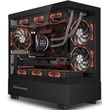 armaggeddon rgb m atx dual chamber gaming case aquaron duplex pro black aquaron duplex pro b photo