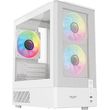 armaggeddon micro atx case with 3x chroma fans deepfreeze duplex 2 chroma white df duplex2 chrw photo