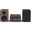 pure classic stereo mini olokliromeno hxosystima me bluetooth coffee brown walnut photo