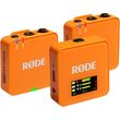 rode wireless go 3rd gen orange asyrmato mikrofono petoy set photo