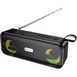 lamtech portable bt fm radio speaker 10w black lam980787 photo