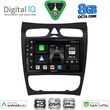 digital iq bxf 7406 cpaa 9inc multimedia tablet for mercedes clk w209 mod 2000 2004 photo