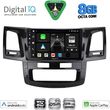 digital iq bxf 7720 cpaa 9inc multimedia tablet for toyota hilux mod 2005 2016 photo