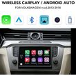 diq vw 113w cpa wireless carplay android auto box vw skoda 2013 2019 w mib2 8 screen w 2 cameras photo
