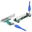 delock riser card cable pci express card 1 x pci 32 bit slot 60 cm photo