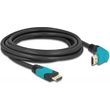 delock high speed hdmi cable 90 deegres angle 48 gbps 8k 60 hz 3m photo