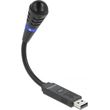 delock usb microphone with gooseneck and mute button photo