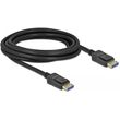 delock displayport 20 male to displayport male cable 10k 3 m photo