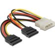 delock 4 pin molex 15 pin sata cable 0112m polyxromo 60102 photo