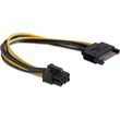 delock 15 pin sata 6 pin sata cable 021m polyxromo 82924 photo