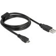 delock usb 20 cable usb a male micro usb b male 1m 82299 photo