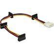 delock 4 pin molex 15 pin sata cable 04m polyxromo 60142 photo