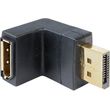 delock adapter displayport male displayport female angled down photo
