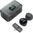 xo mc12 set mikrofonoa petoy wireless noise c mic with type c case and lightning adapter photo