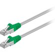 goobay 50188 cat5e f utp cross patach cable grey 3m cca photo