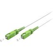 goobay 59594 fibre optic cable ftth sc apc 8� male sc apc 8� male 100m white photo