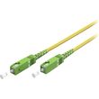 goobay 59639 fibre optic cable ftth sc apc 8� male sc apc 8� male 200m yellow photo