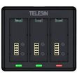 charger for 3 batteries for gopro hero 13 telesin s0 bcg 12 tgp photo