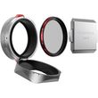 fuji x100 series real lens hood silver photo