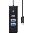 adapter hub usb c do 2x usb 30 usb c orico 5 gbps 015m czarny photo